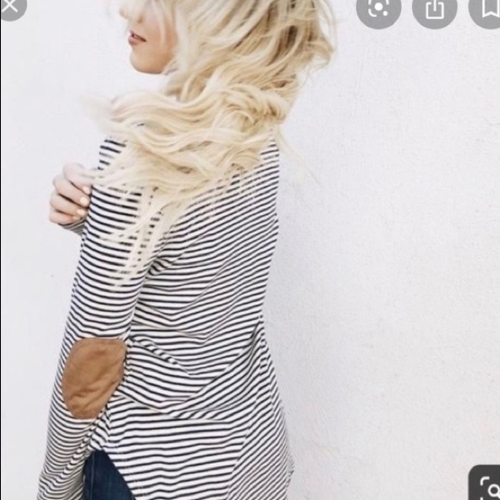 CJLA Ollie Top - Navy/White Stripe
